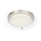 Designers Fountain Edge Lit LED 12 Inch Polished Nickel Flush Mount Ceiling Light LED1294-PN - alternate 1